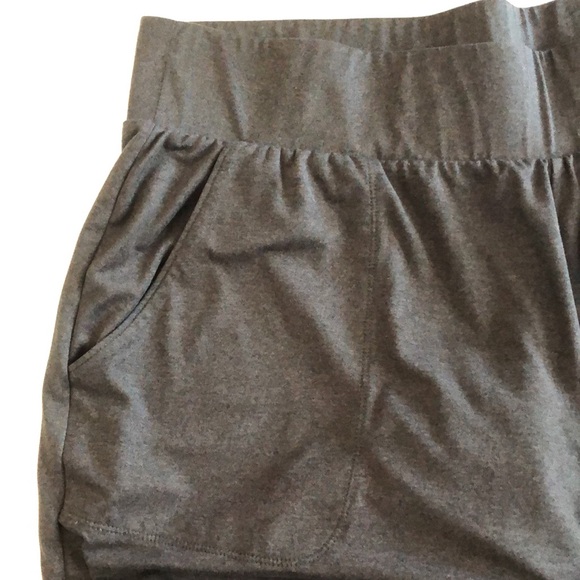 G by Giuliana G Knit 2 Piece Heather Charcoal Jogger and Top Set Size LP - Picture 13 of 16